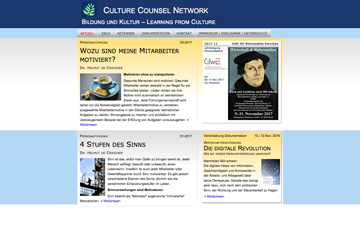 Screenshot Website culture-counsel