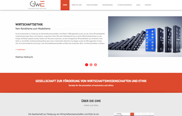 Screenshot Website GWE