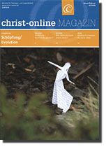Christ-online Magazin 'Schöpfung/Evolution' für Jugendliche und Jugendarbeit